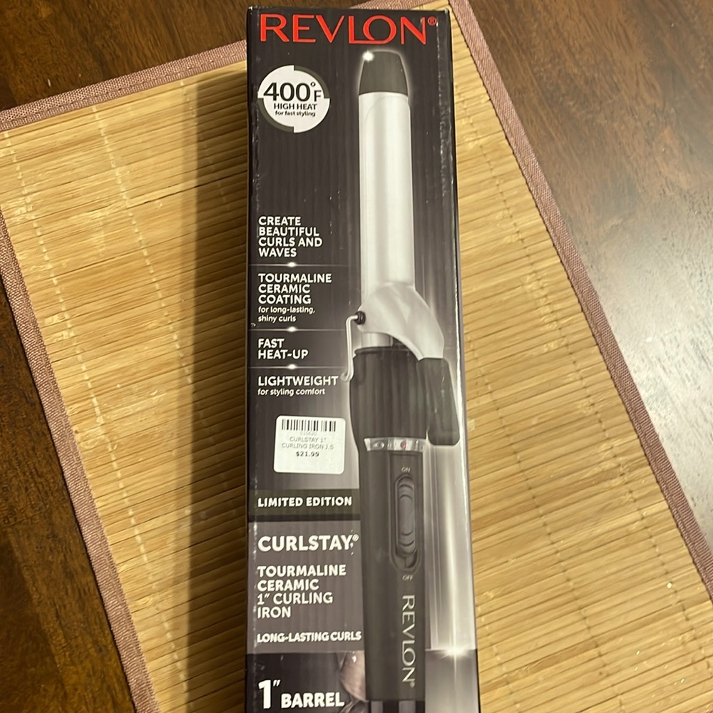 CurlStay Tourmaline 1” curling iron  Med curls Ceramic Coating-shiny curls.